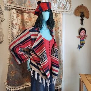 Vintage Saddle Blanket Shacket